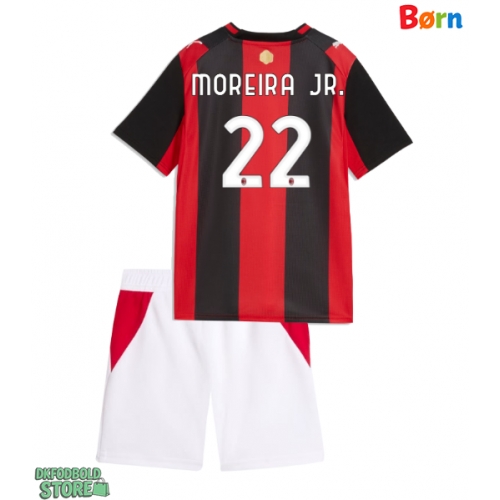 AC Milan Diego Moreira #22 Replika Babytøj Hjemmebanesæt Børn 2026-27 Kortærmet (+ Korte bukser)